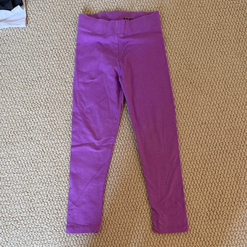Mini Boden Purple Kids Leggings